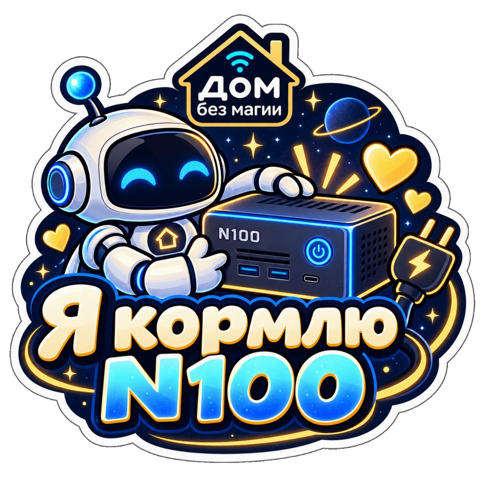 Цифровая наклейка Я кормлю N100
